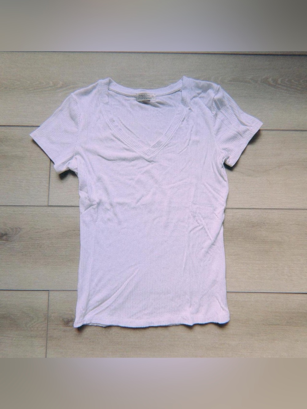 haley & june ribbed v-neck